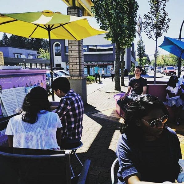 Public piano in Surrey, British Columbia, Canada