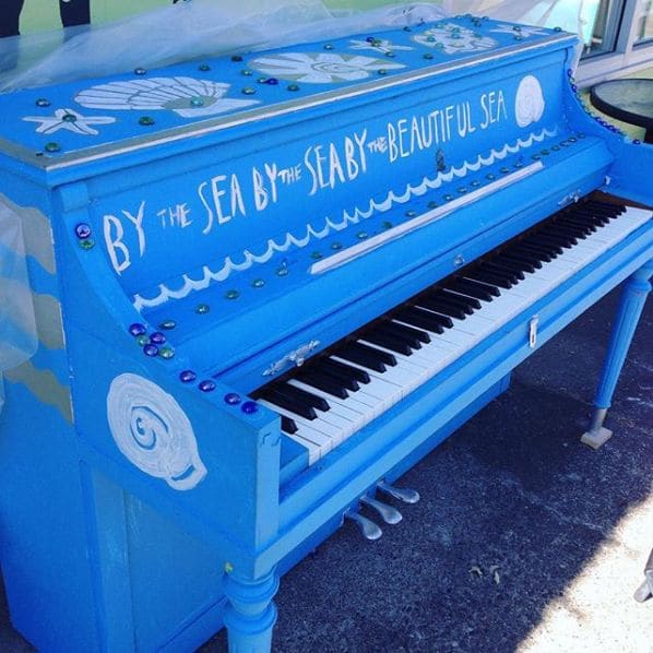 Public piano in Surrey, British Columbia, Canada