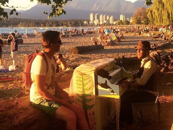 Photo of Kitsilano Beach at The Boathouse Restaurant, Seaside Bike Route, Kitsilano, Vancouver, District of North Vancouver, Metro Vancouver Regional District, British Columbia,…