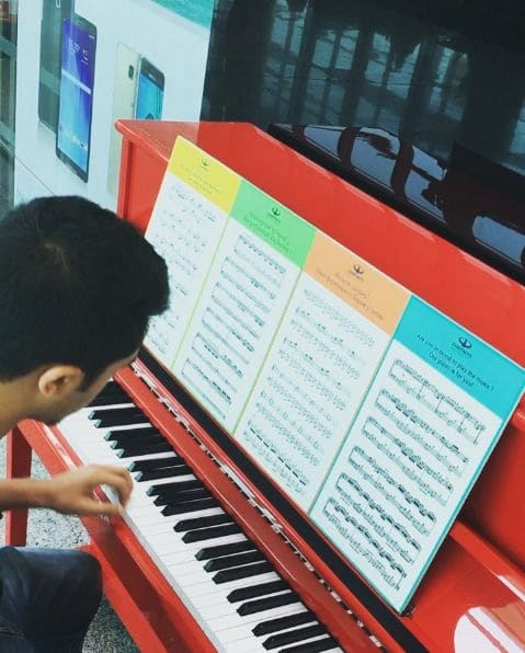 Public piano in Yerevan, Armenia