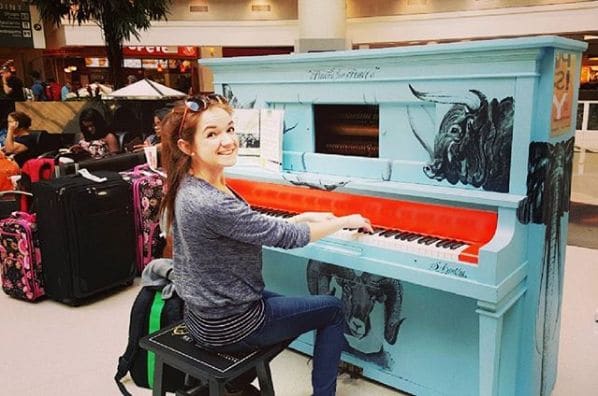 Public piano in Clayton County, Georgia, United States