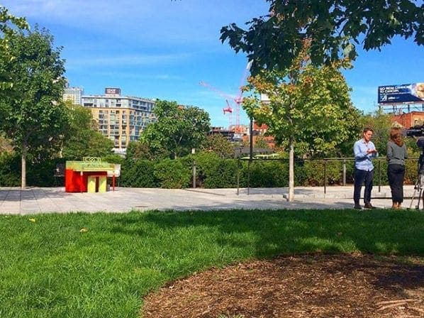 Photo of The Rose F. Kennedy Greenway at Freedom Trail, Dock Square, North End, Boston, Suffolk County, Massachusetts, 02113, United States