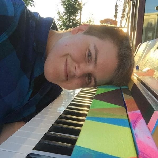 Public piano in Boston, Massachusetts, United States