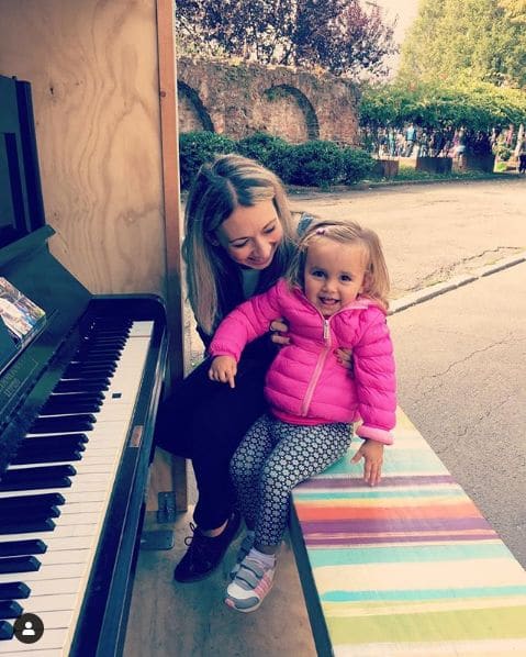Public piano in Piacenza, Emilia-Romagna, Italy