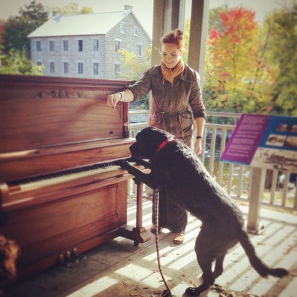 Public piano in Ottawa, Ontario, Canada