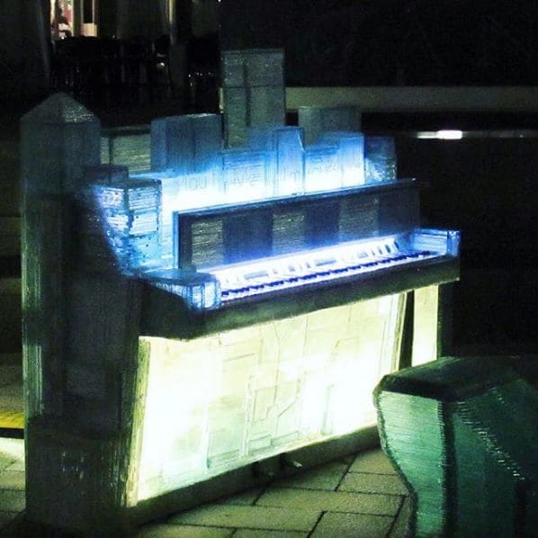 Public piano in London, England, United Kingdom