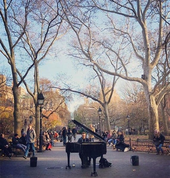 Photo of Washington Square Park at Washington Square Fountain, Washington Square South, Washington Square Village, Manhattan Community Board 2, Manhattan, New York County, New…