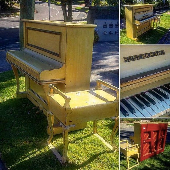 Public piano in Melbourne, Victoria, Australia
