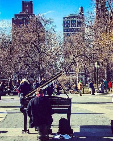 Photo of Washington Square Park at Washington Square Fountain, Washington Square South, Washington Square Village, Manhattan Community Board 2, Manhattan, New York County, New…