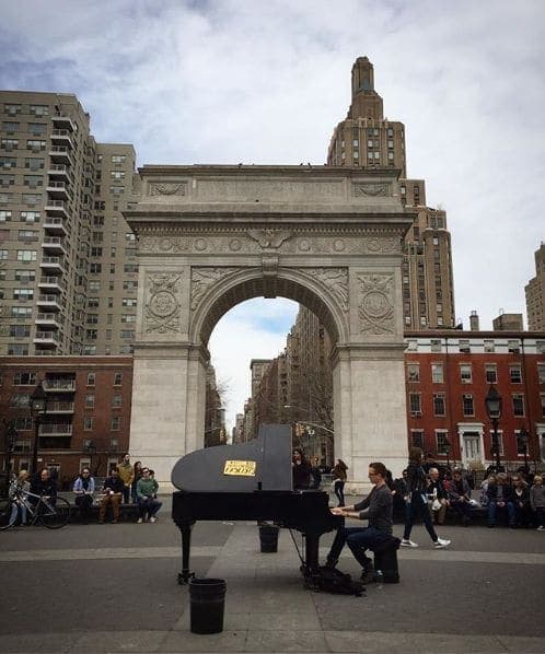 Photo of Washington Square Park at Washington Square Fountain, Washington Square South, Washington Square Village, Manhattan Community Board 2, Manhattan, New York County, New…