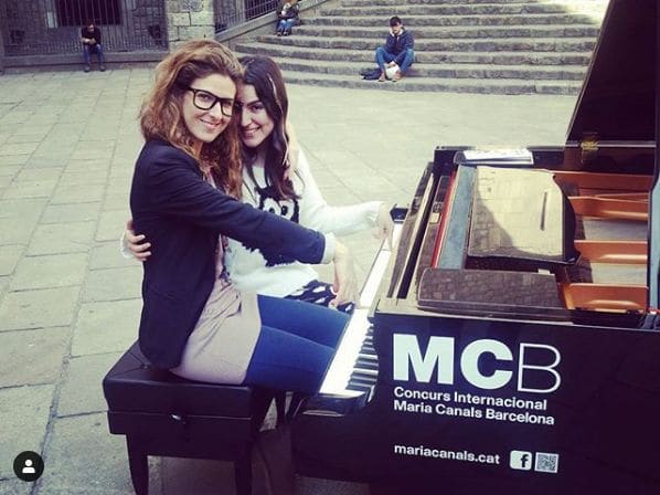 Public piano in Barcelona, Catalonia, Spain