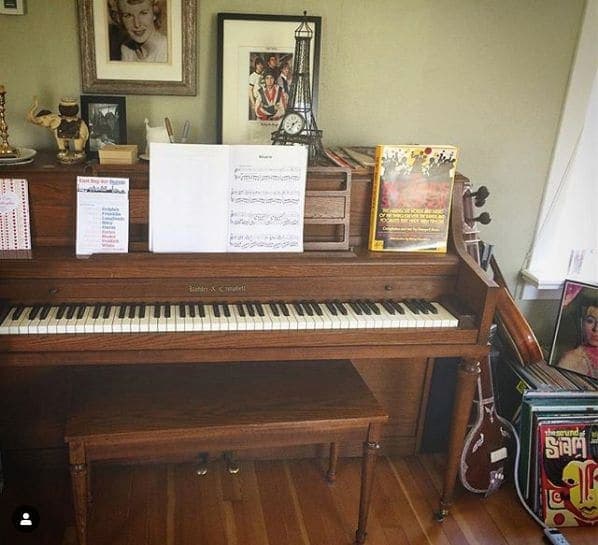 Photo of Portland, Oregon at Animals in Pools, Southwest Yamhill Street, Downtown, Portland, Multnomah County, Oregon, 97204, United States. A piano from this weekend- we're just…