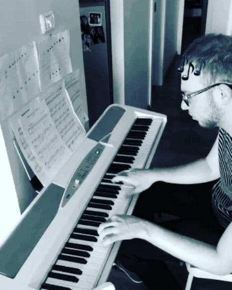Public piano in Tel Aviv-Yafo, Tel Aviv District, Israel