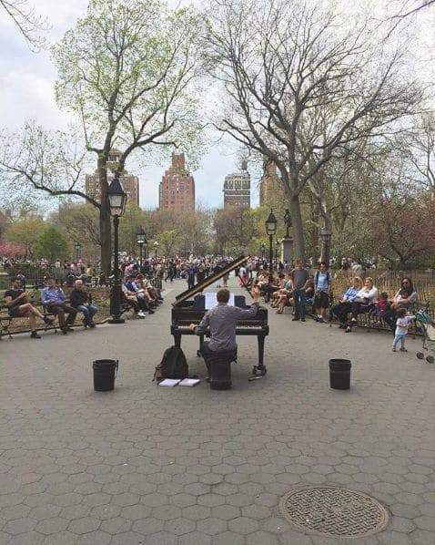 Photo of Washington Square Park at Washington Square Fountain, Washington Square South, Washington Square Village, Manhattan Community Board 2, Manhattan, New York County, New…