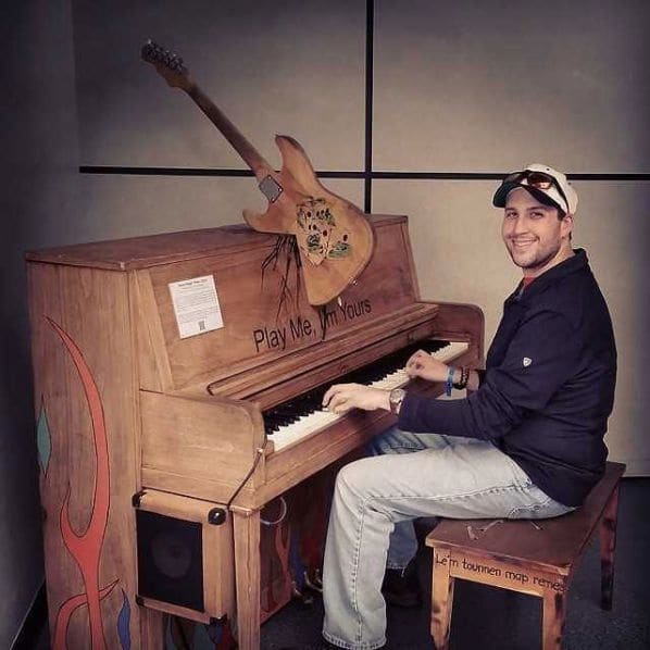 Public piano in Rock County, Minnesota, United States