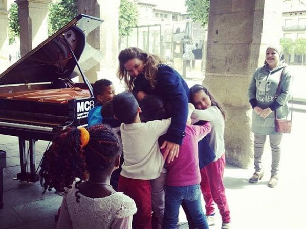 Public piano in Barcelona, Catalonia, Spain