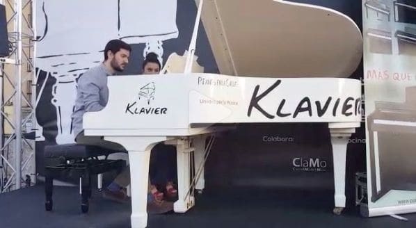 Public piano in Murcia, Region of Murcia, Spain