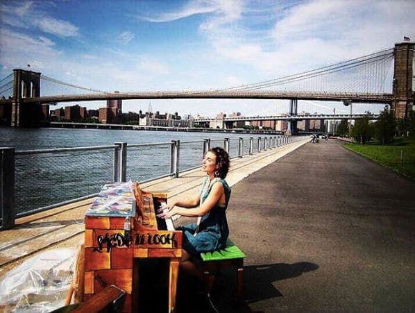 Photo of Brooklyn Bridge at Brooklyn Bridge, Columbia Heights, DUMBO, Brooklyn, Kings County, New York, 11201, United States