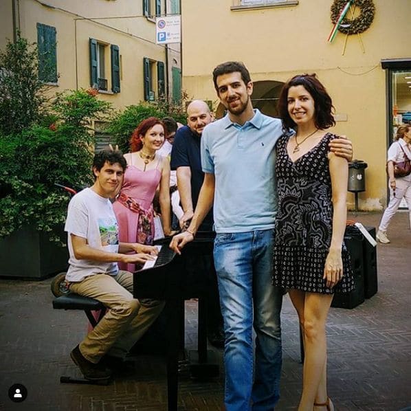Public piano in Modena, Emilia-Romagna, Italy