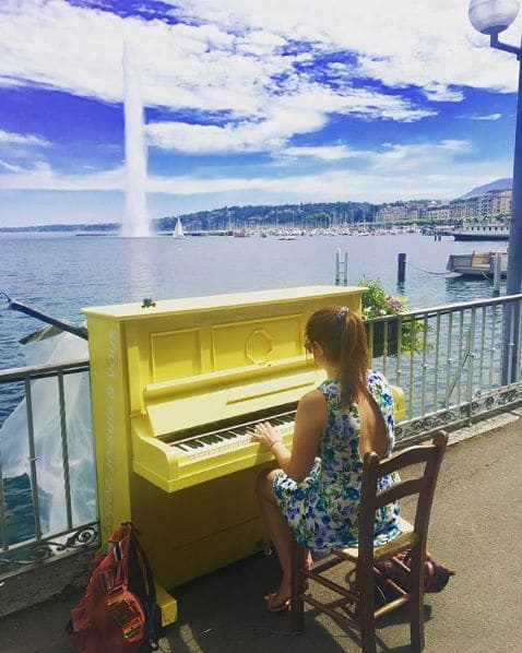 Public piano in Geneva, Geneva, Switzerland
