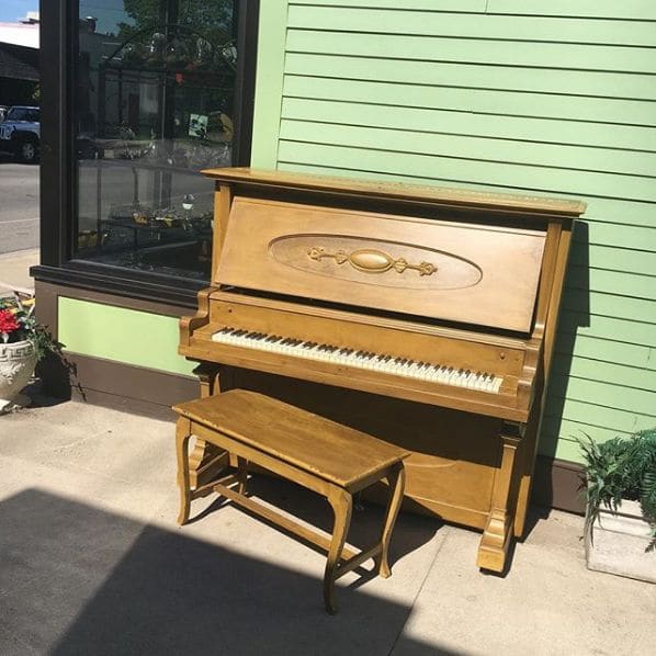 Public piano in Ottawa County, Michigan, United States
