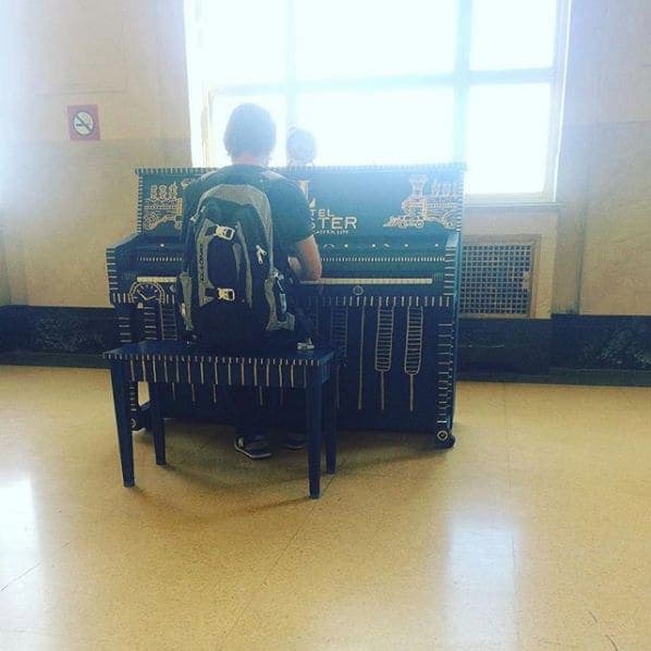Photo of Amtrak at Lancaster Station, 53, McGovern Avenue, Lancaster, Lancaster County, Pennsylvania, 17602, United States