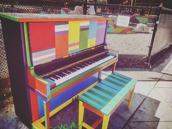 Public piano in Seattle, Washington, United States