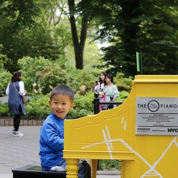 Photo of Literary Walk in Central Park at Olmsted Flower Bed, Literary Walk, Manhattan, New York County, New York, 10153, United States