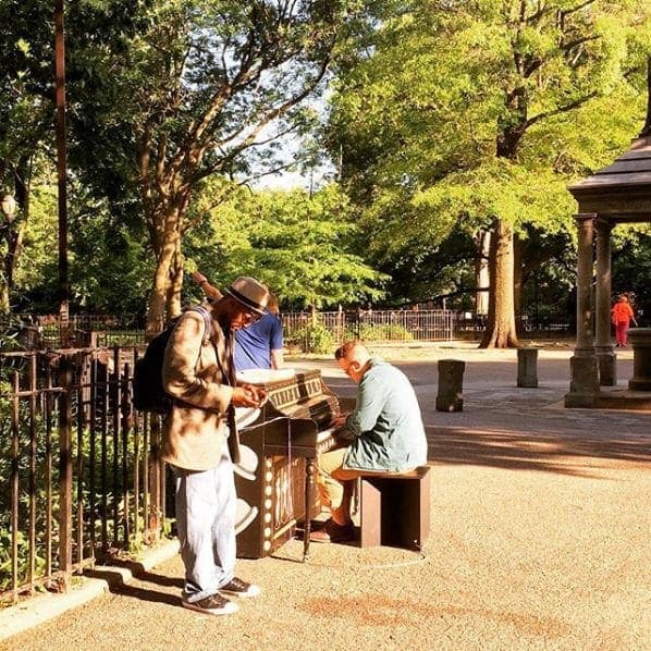 Photo of East Village, Manhattan at Tompkins Square Dog Run, East 9th Street, East Village, Manhattan, New York County, New York, 10009, United States