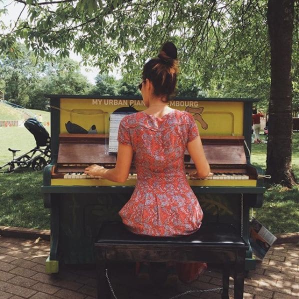 Public piano in Luxembourg, Luxembourg