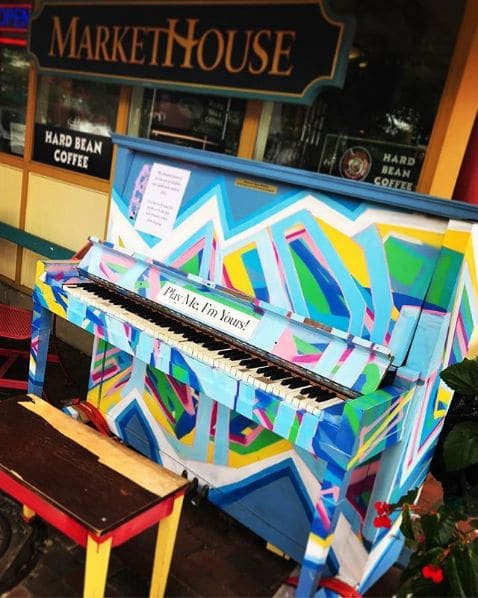 Public piano in Annapolis, Maryland, United States