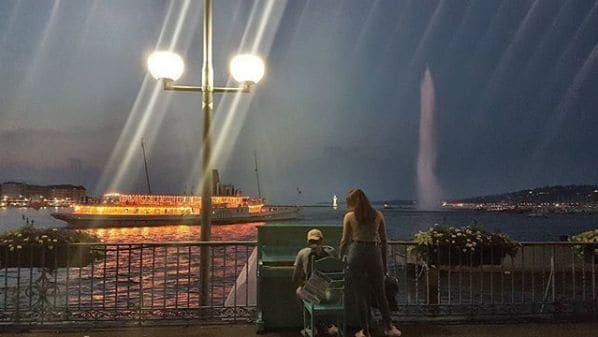 Photo of Jet d'eau Genève at Pierre du Niton, Quai Gustave-Ador, Les Eaux-Vives, Eaux-Vives, Geneva, Grand Genève, Geneva, 1207, Switzerland