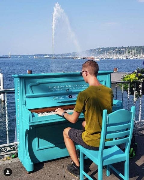 Photo of Jet d'eau Genève at Pierre du Niton, Quai Gustave-Ador, Les Eaux-Vives, Eaux-Vives, Geneva, Grand Genève, Geneva, 1207, Switzerland