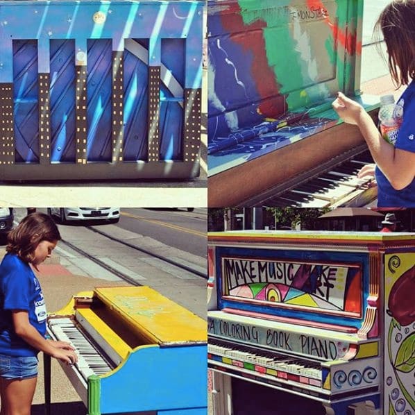 Public piano in City of Saint Louis, Missouri, United States