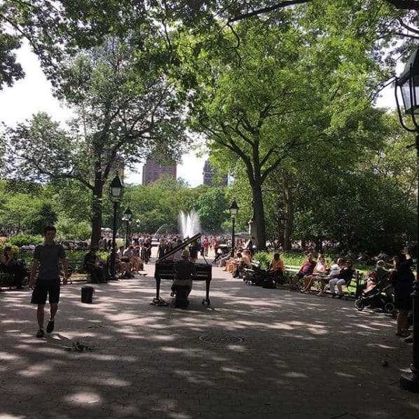 Photo of Washington Square Park at Washington Square Fountain, Washington Square South, Washington Square Village, Manhattan Community Board 2, Manhattan, New York County, New…