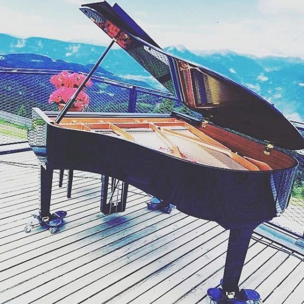 Public piano in Jakarta Special Capital Region, Indonesia