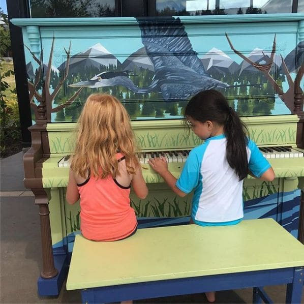 Public piano in King County, Washington, United States