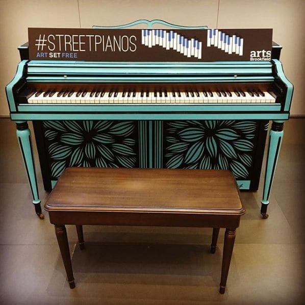 Public piano in Perth, Western Australia, Australia