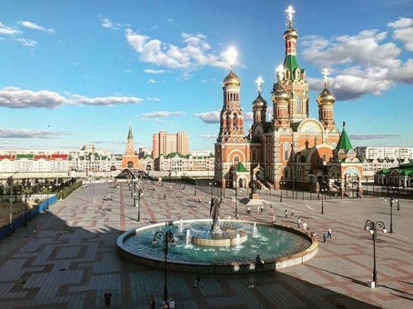 Photo of Yoshkar-Ola, Russia at 158, Первомайская улица, Машиностроитель, Yoshkar-Ola, Mari El, Volga Federal District, 424000, Russia