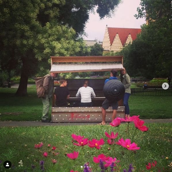 Public piano in Prague, Prague, Czechia