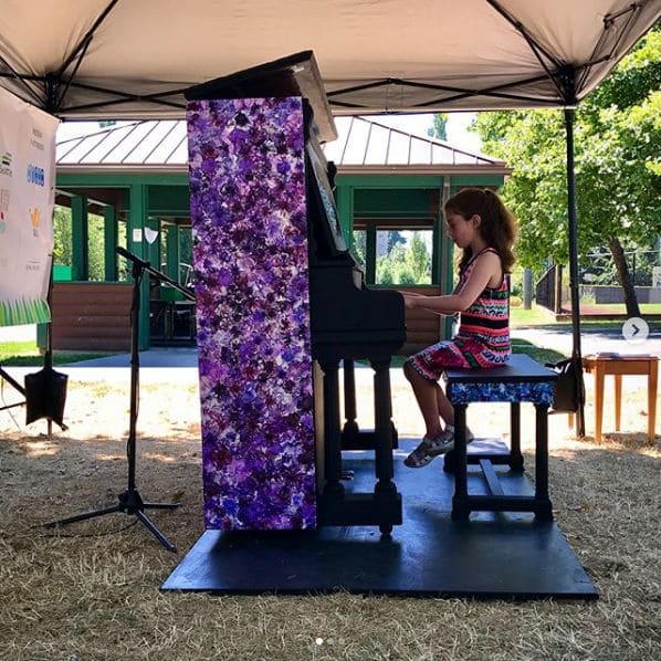 Public piano in Seattle, Washington, United States