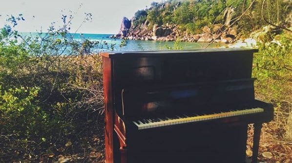 Public piano in Horseshoe Bay, Queensland, Australia