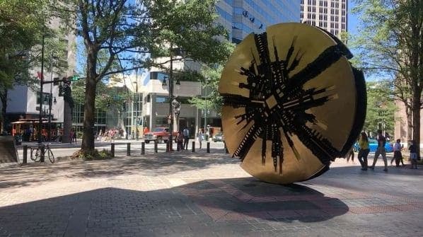 Photo of Charlotte, North Carolina at Bank of America Plaza, South Tryon Street, Uptown, Elizabeth, Charlotte, Mecklenburg County, North Carolina, 28273, United States