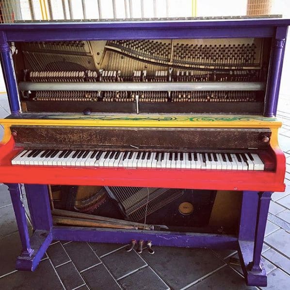 Public piano in Electoral Area A, British Columbia, Canada