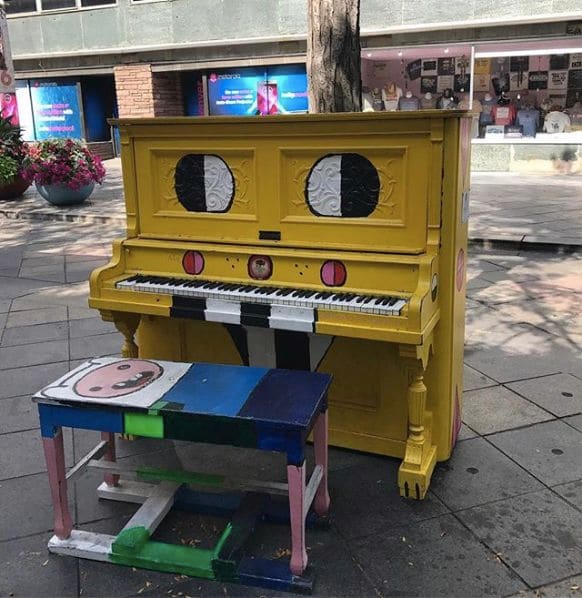 Public piano in Denver, Colorado, United States