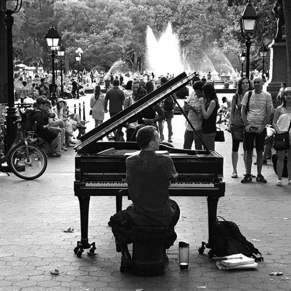 Photo of Washington Square Park at Washington Square Fountain, Washington Square South, Washington Square Village, Manhattan Community Board 2, Manhattan, New York County, New…