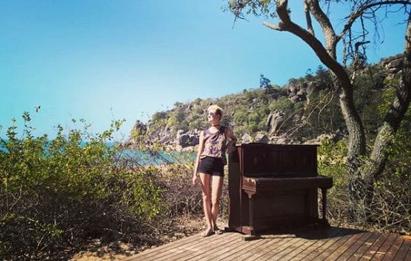 Public piano in Horseshoe Bay, Queensland, Australia