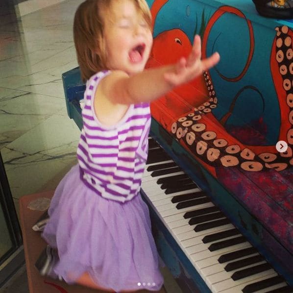 Public piano in Cedar Rapids, Iowa, United States