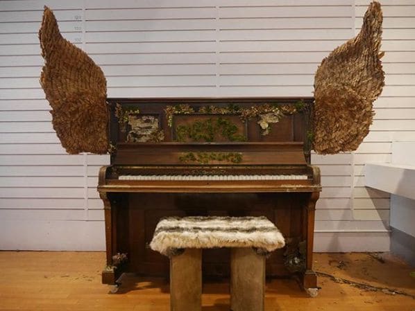 Public piano in Bristol, England, United Kingdom
