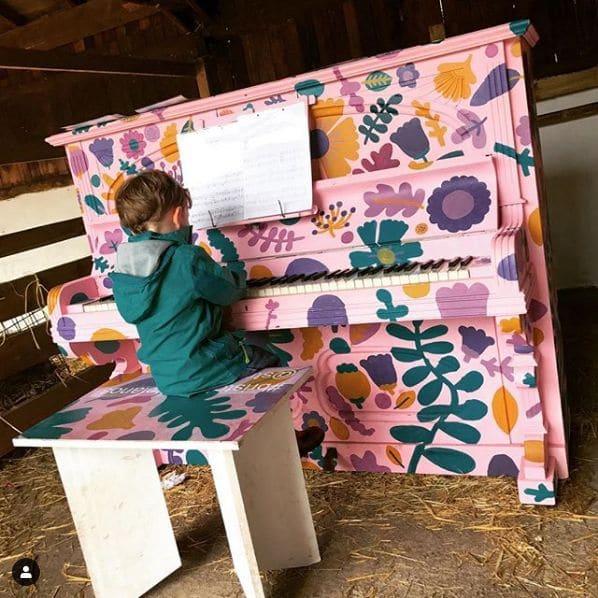 Public piano in Bristol, England, United Kingdom